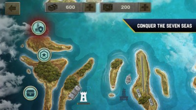 Вражеские воды : битва подводной лодки и корабля screenshot №3