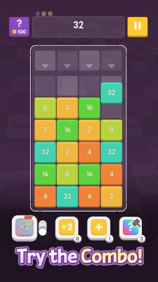 Объединить номер блока screen 1